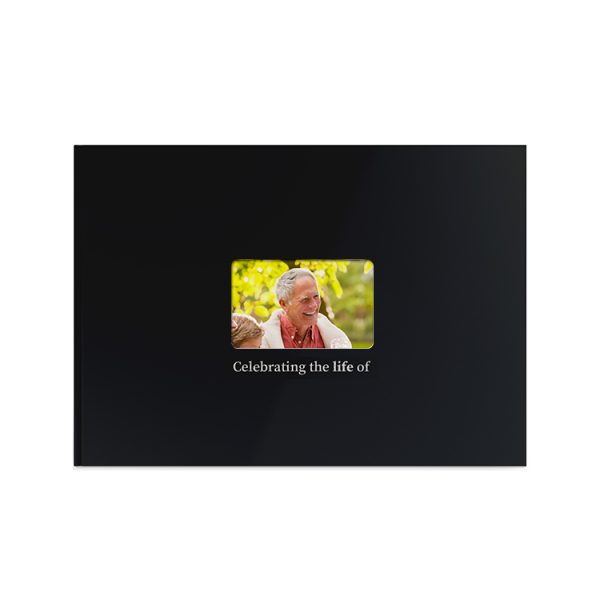 Template Memorial Books - Black Silk Window - Prime Grafix & Unibind, Printing & Binding, Australia