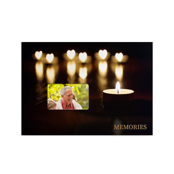 Template Memorial Books - Heart Flames - Prime Grafix & Unibind, Printing & Binding, Australia